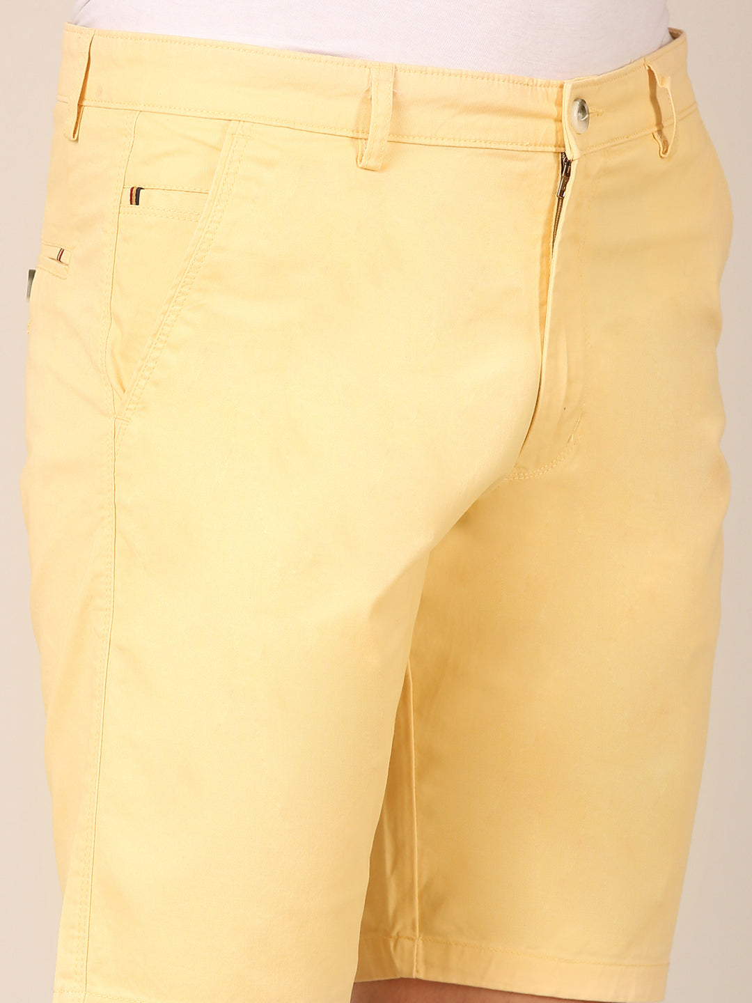 Cotton Smart Fit Shorts: Butter Yellow