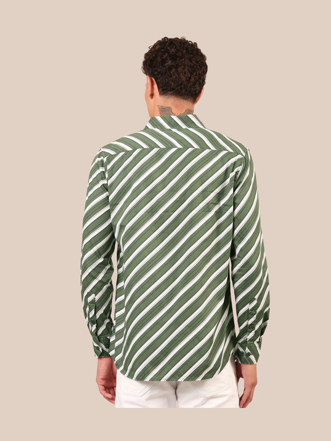 Cotton Shirt : Green