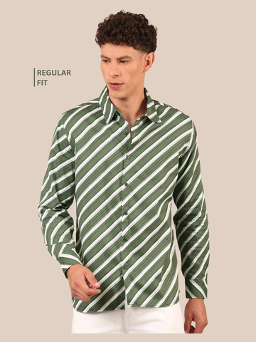 Cotton Shirt : Green