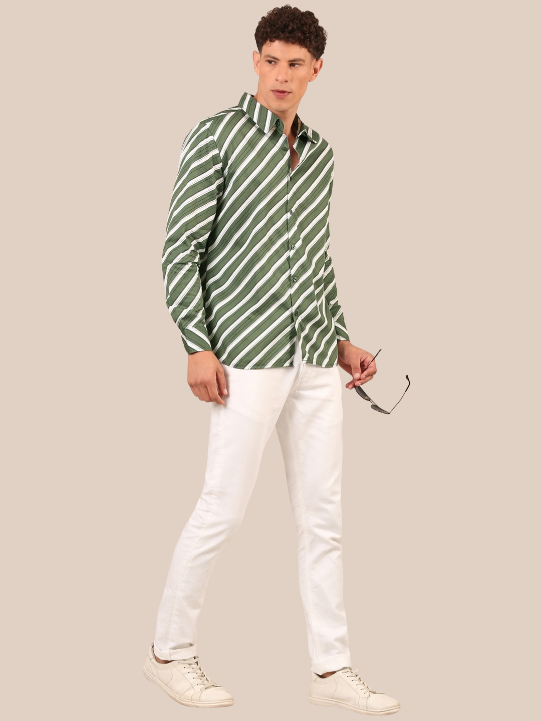 Cotton Shirt : Green