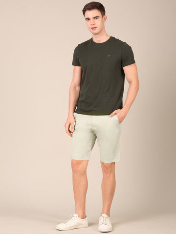 Cotton Smart Fit Shorts: Ivory