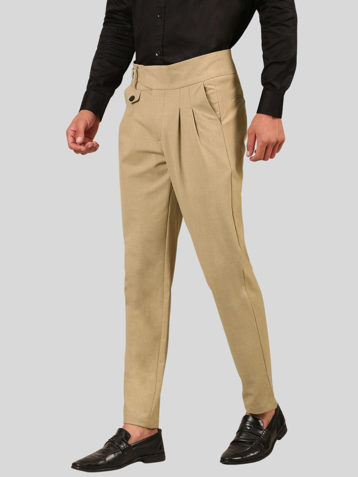 Cotton Gurkha Pant: Khaki