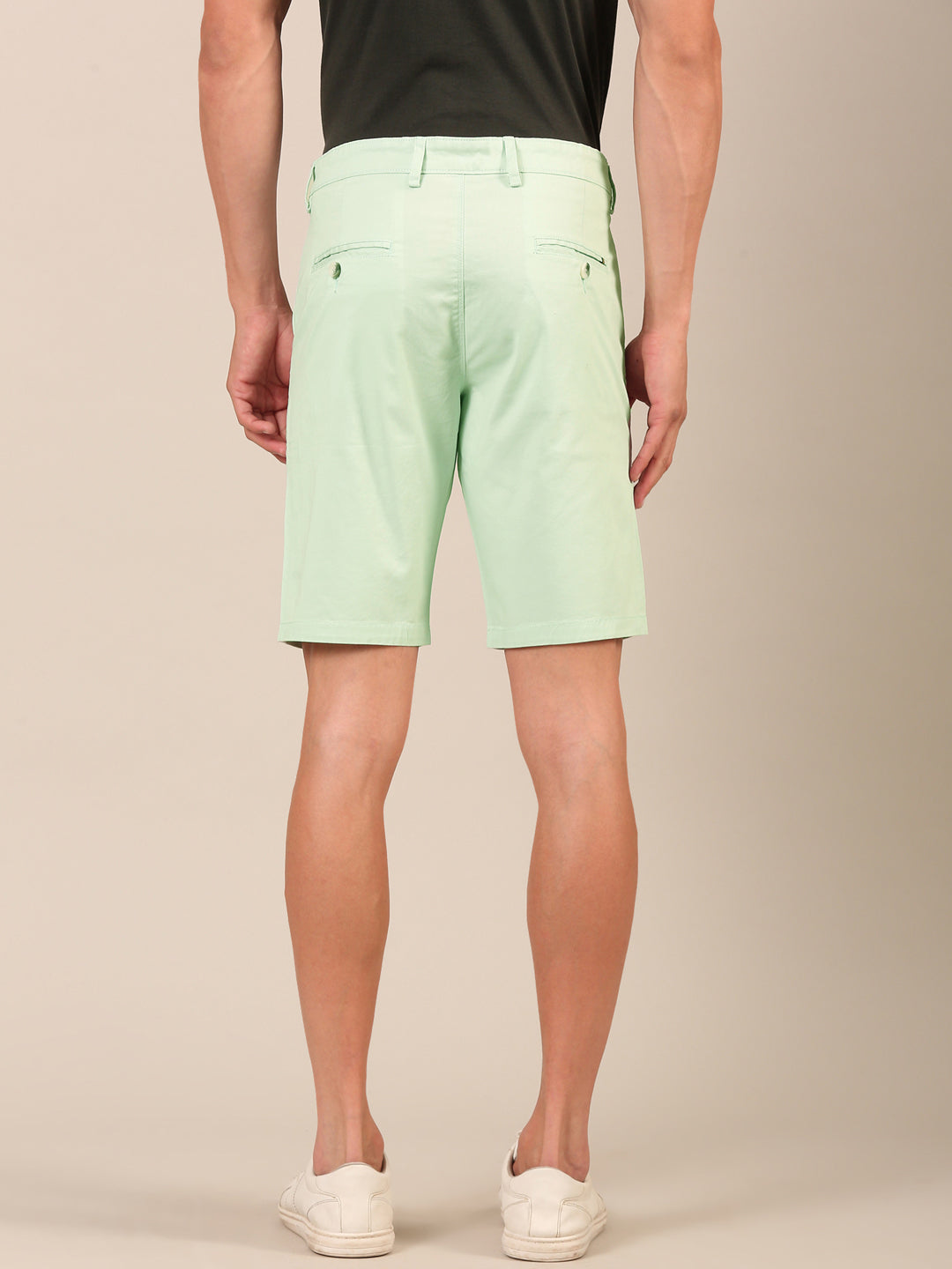Cotton Smart Fit Shorts: Sea Mist