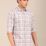 slim fit shirts men dusty rose Flashyn