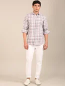 Dusty Rose Slim Fit Shirt for men Flashyn