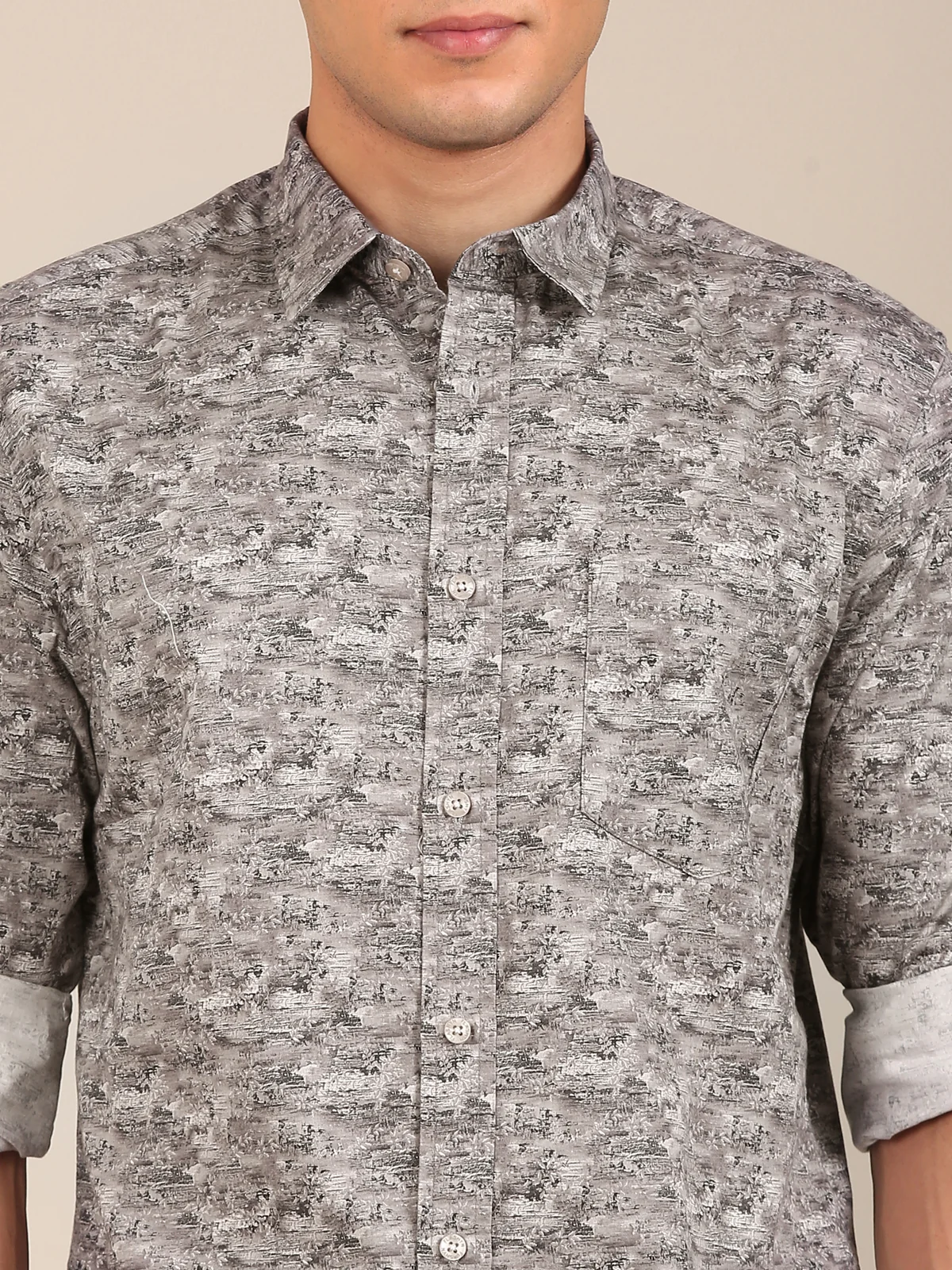 premium satin shirt men fabric sheen close up