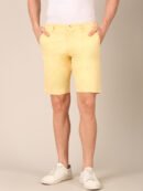 Model wearing Desert Stone Smart Fit shorts for men front