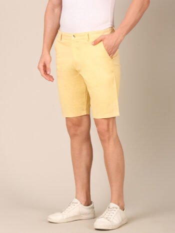 Model wearing Desert Stone Smart Fit shorts for men side2