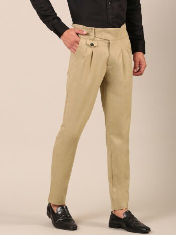 Flashyn Khaki Gurkha Trouser Side2